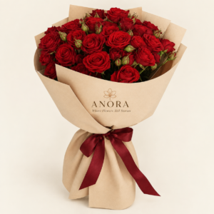 Classic Red Rose Bouquet – ANORA